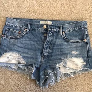 Free People We the Free denim shorts